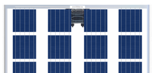 pannello fotovoltaico trasparente, 36 celle
