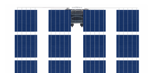 pannello fotovoltaico trasparente, 36 celle