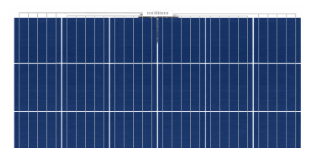 moduli fotovoltaici trasparenti, 60 celle