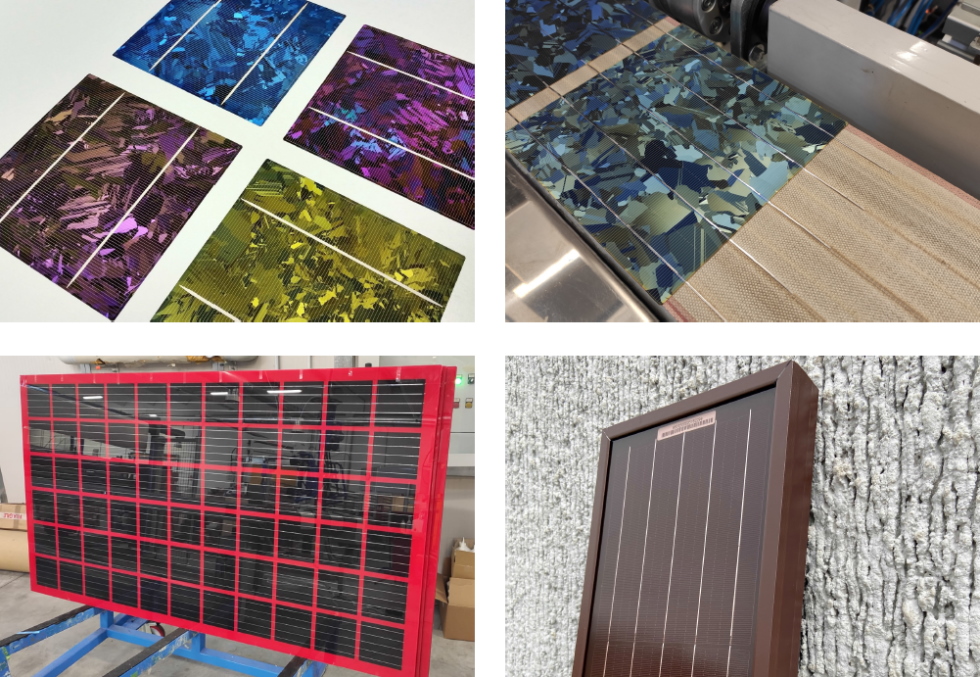 moduli fotovoltaici colorati, personalizzati, custom, su misura