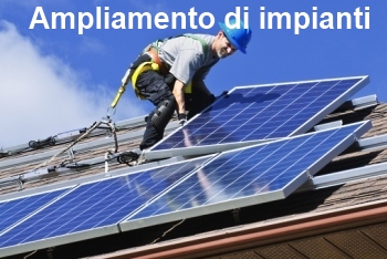 ampliamento di impianti fotovoltaici, manutenzione
